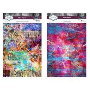Creative Expressions Andy Skinner 8 in x 12 in Rice Papers - Set of 2