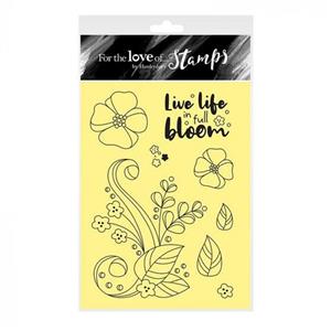 For the Love of Stamps - In Full Bloom A6 Stamp Set