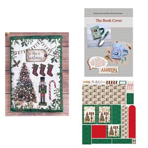 Amber Makes Christmas Book Cover Kit: Panel & Instructions 