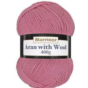 Marriner Blush Aran With Wool Yarn 400g