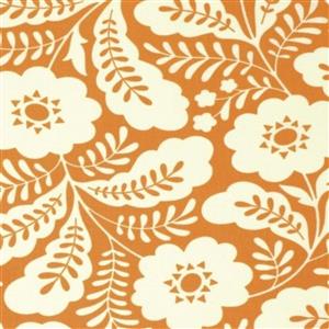 Heather Bailey Clementine Collection Primrose Tangerine Fabric 0.5m