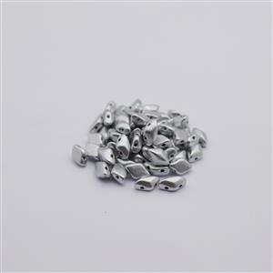 GemDuo Beads Bronze Aluminium, 8x5mm (8GM)