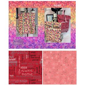 Sanntangle Positive Vibes Backpack Kit: Instructions, Fabric (2m) & Hardware
