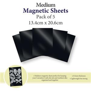 Carnation Crafts Medium Magnetic Sheets - Pack of 5