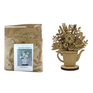MDF Teapot Flower Kit