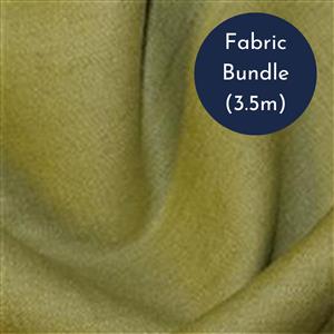 Chartreuse Enzyme Washed 100% Linen Fabric Bundle (3.5m)