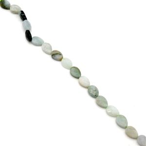 70cts Burmese Multi-Colour Jadeite Faceted Pear Approx 8x12mm, 19cm strand