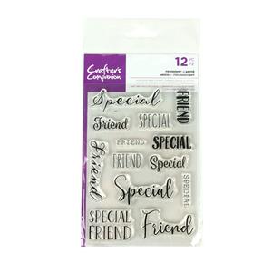 Crafters Companion - Photopolymer Stamp - Friendship