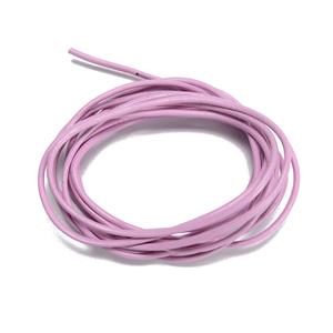 Lilac Leather Round Cord, approx.: 1.8mm; 2m long