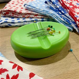 Magnetic Pin & Needle Dish Green