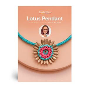 Lotus Pendant by JM Guest Designer Chloe Menage Booklet