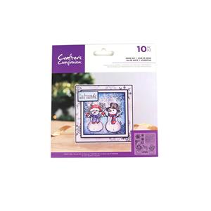 Crafter's Companion Clear Acrylic Stamp - Snow Day - 10PC