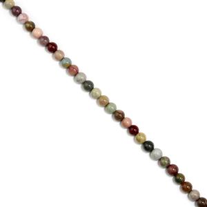 90cts Alashan Agate Smooth Rounds, Approx 6mm, 38cm Strand 