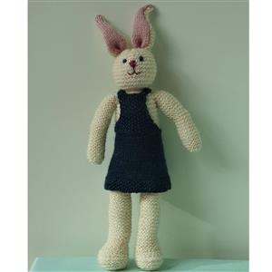 Woolly Chic White Ella Bunny Rabbit Knitting Kit 