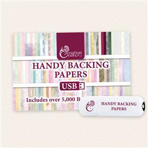 Carnation Crafts Handy Backing Papers USB