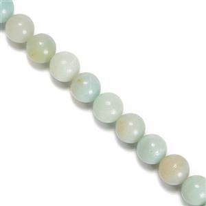 250 cts Amazonite Plain Rounds Approx 10mm, 36cm Strand