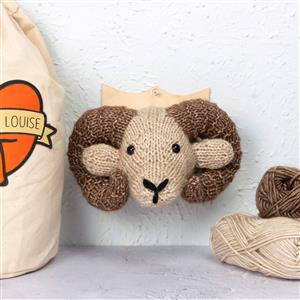 Sincerely Louise Mini Ram Head Knitting Kit 