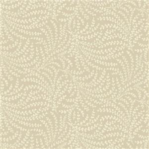 Scrolling Vine Beige Extra Wide Backing Fabric (280cm) 0.5m