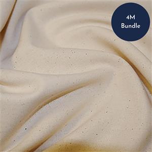 Natural Seeded Cotton Osnaburg Fabric Bundle (4m) Save £2