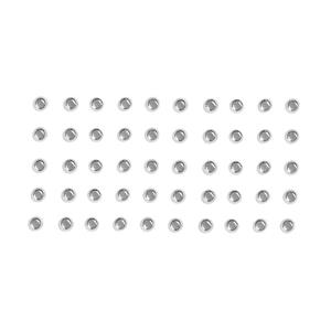 925 Sterling Silver Spacer Beads, Approx 2mm, 50pcs