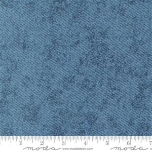 Moda Lakeside Gathering Textured Dark Blue Flannel Fabric 0.5m