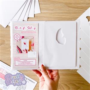 Butterfly Wing Aperture Cards A6 & Iris Folding Pattern
