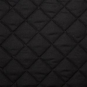 Black Quilted Polycotton Fabric 0.5m