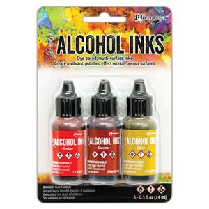 Alcohol Ink 3 Pack Orange/Yellow