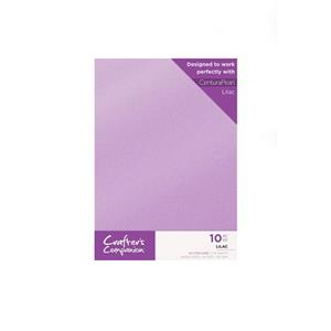 CC - Glitter Card 10 Sheet Pack - Lilac
