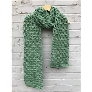 Adventures in Crafting Sage Green In Vogue Scarf Crochet Kit