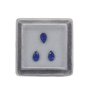 0.65cts Nilamani Pear Fancy Approx 5x3mm Pack of 3 (N)