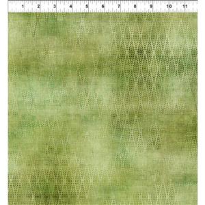 Jason Yenter Botanical Diamond Moss Fabric 0.5m