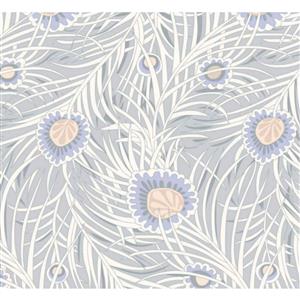 Liberty Peacock Dance Grey Extra Wide Backing Fabric 0.5m (272cm)