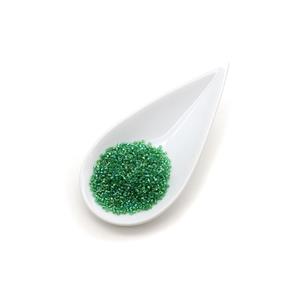 Miyuki Transparent Green AB 11/0 Delica Beads 7.2GM