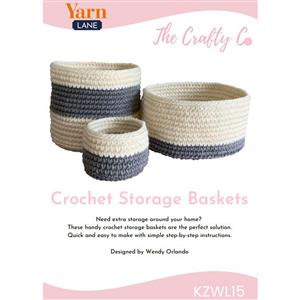 The Crafty Co.  Storage Basket Pattern