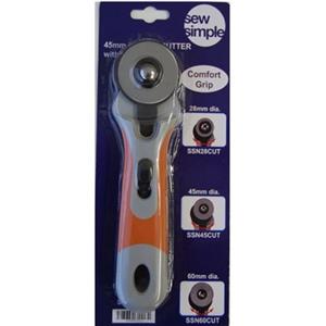 Sew Simple Rotary Cutter with Soft Grip 45mm 
