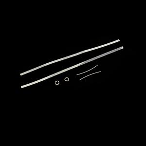 935 Argentium Finest Silver Woven Strip Loop Drop Earrings Kit