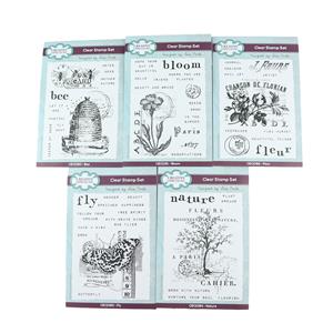 Creative Expressions Sam Poole's Nature's Compendium Clear Stamp Sets - Set of 5 sets