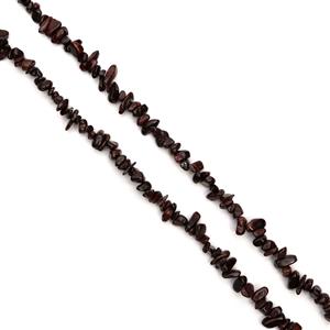 300cts Red Tiger's Eye Small Nuggets Chips Approx 4x5 - 6x11mm, 85cm Strand