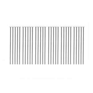 925 Sterling Silver Headpins, Approx 0.4x1.2x30mm, 30pcs