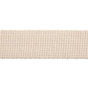 Essential Trimmings Natural Cotton Webbing 1m