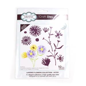 Creative Expressions Sue Wilson Layered Flowers Aster Collection Craft Die