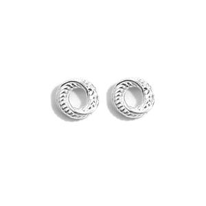 925 Sterling Silver Dragon Tail Spacer Bead, Approx 6mm, 2pcs
