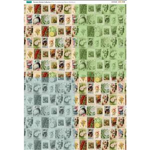 Farmers Market Collection Rectangles Fabric Panel (70 x 104cm)