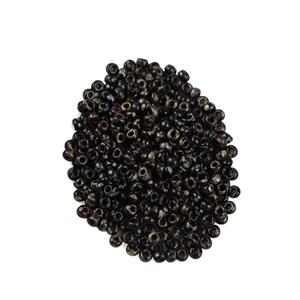 Miyuki Picasso Smokey Black Matte Seed Beads 8/0 (22GM/TB)