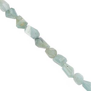 55cts Grandidierite Faceted Tumble Approx 6x5 to 13.5x8mm, 19cm Strand
