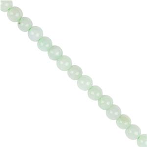 85cts Type A Burmese Green Jadeite 4mm Rounds Necklace, Approx 130 Beads