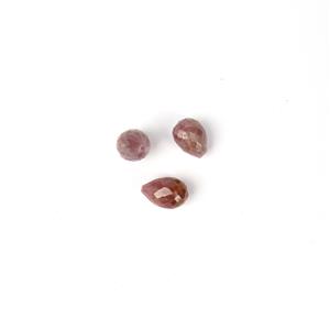 Indian Ruby  Faceted Drops