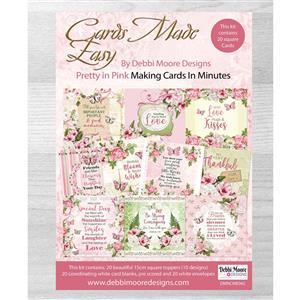 Pretty in Pink Cards Made Easy Cardmaking Kit with Forever Code