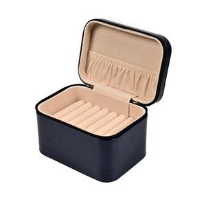 Navy PU Bangle Display Box, 16x11.5x11cm